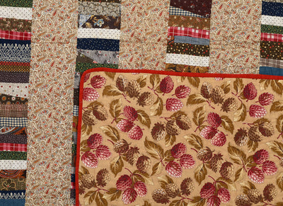 Backing detail view of Chinese Coins Quilt item 1290328.