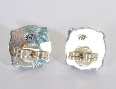 domed-silver-criss-cross-earrings-1355618-3