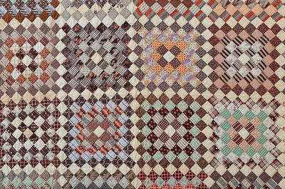 One-Patch-Quilt-in-Squares-Circa-1880-Maine-1220957-3