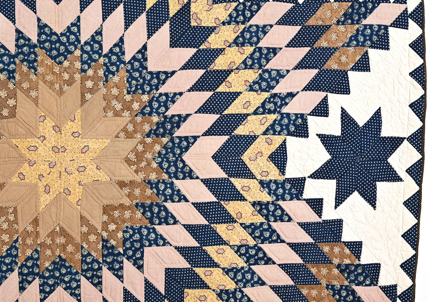 Feathered Lone Star Quilt