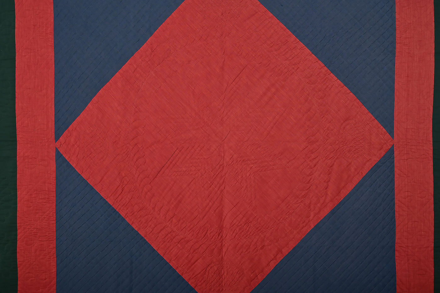 Lancaster County Amish Diamond in a Square Quilt