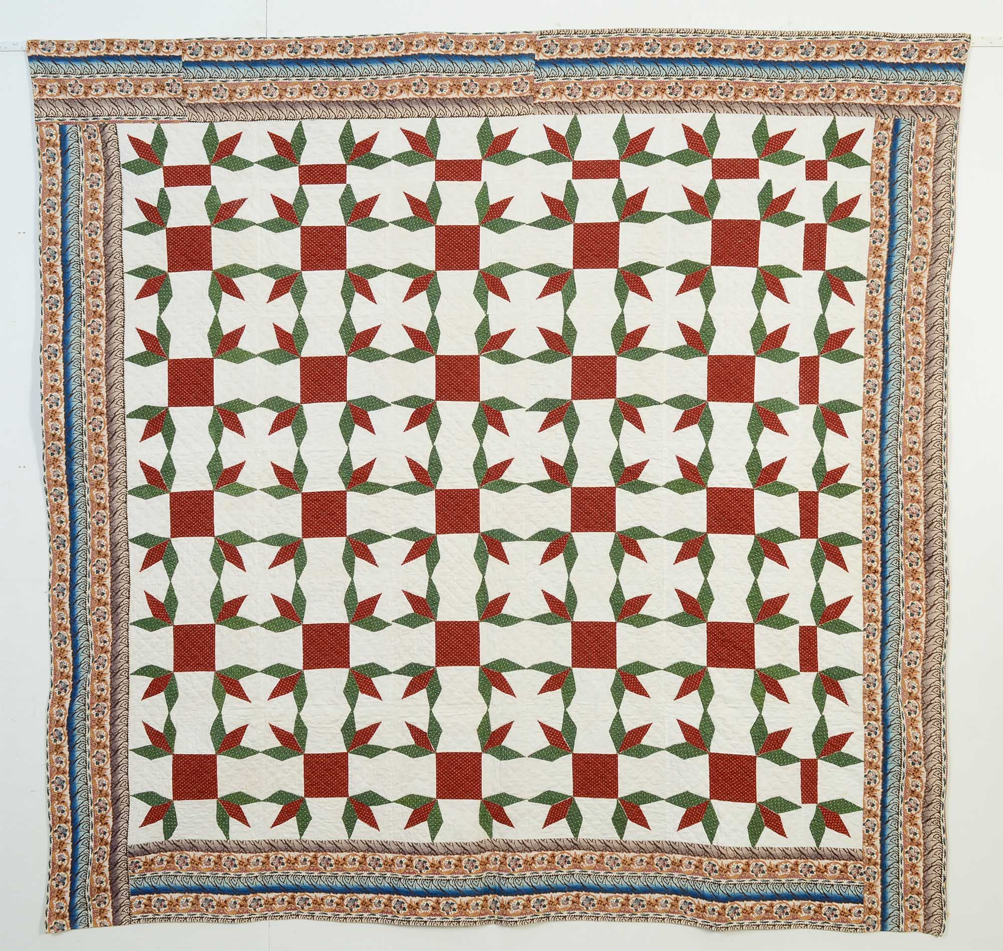 Wandering Foot Quilt | Circa 1870 | Pennsylvania