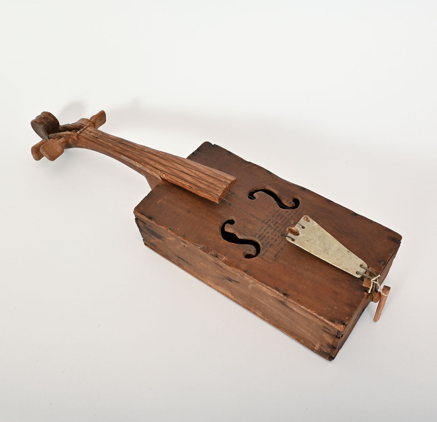 Three Homemade Wood Instruments