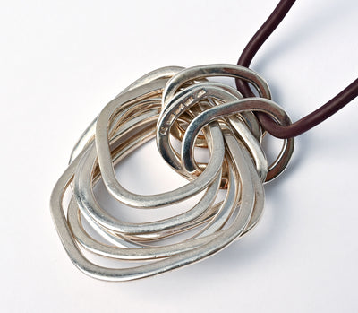 Tane Long Silver Necklace
