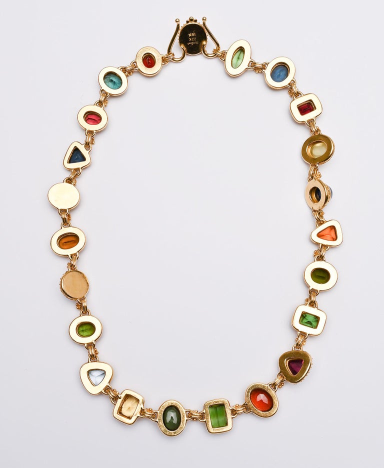 Luna Felix Multigem Necklace