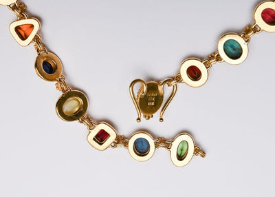 Luna Felix Multigem Necklace