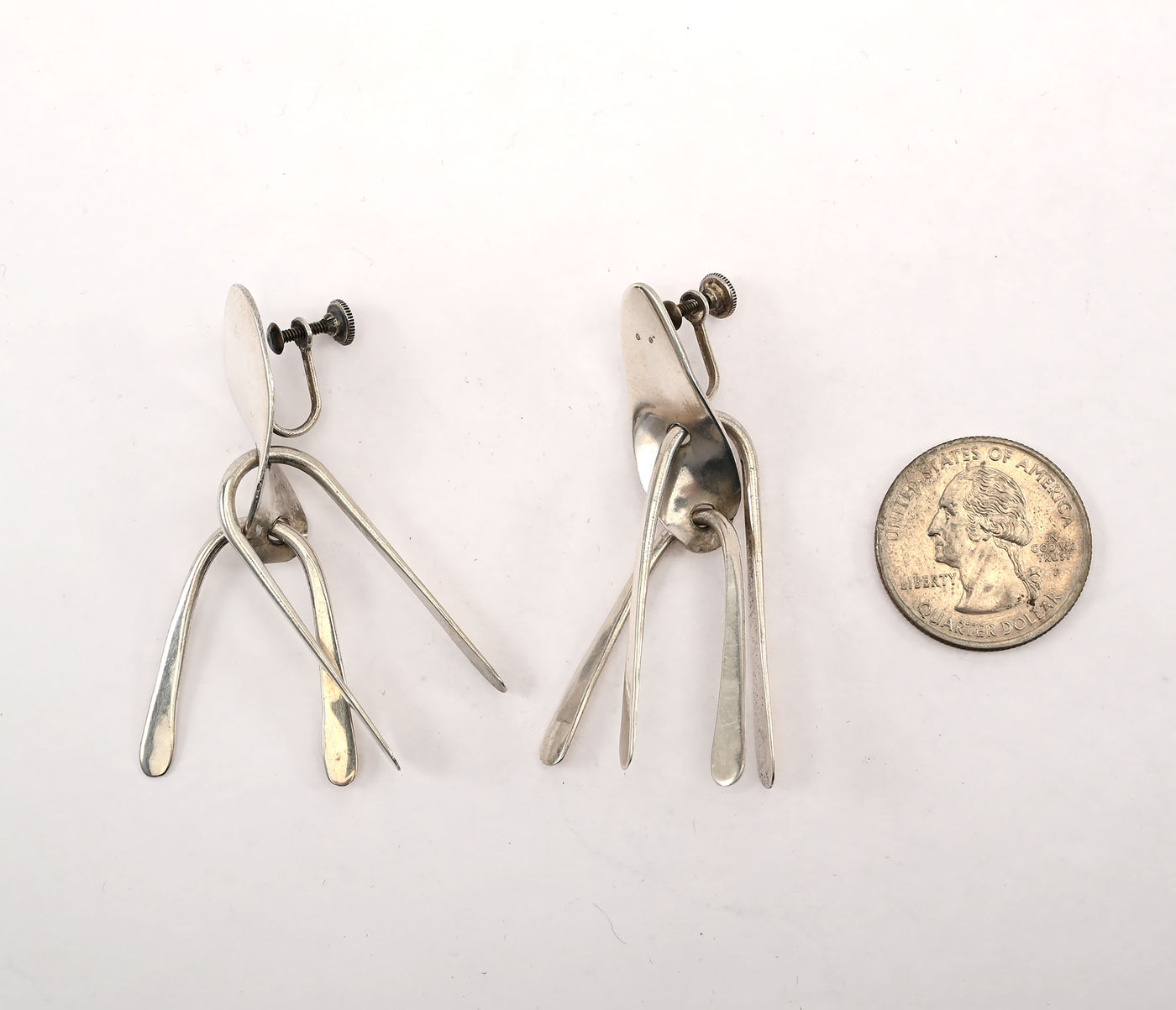 Art Smith Silver Dangle Earrings