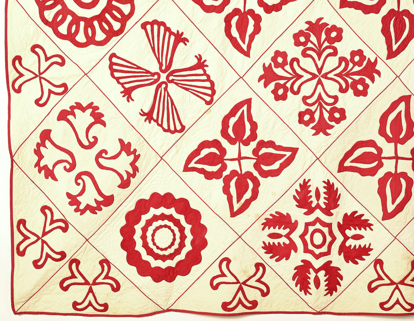 Red and White Album Quilt