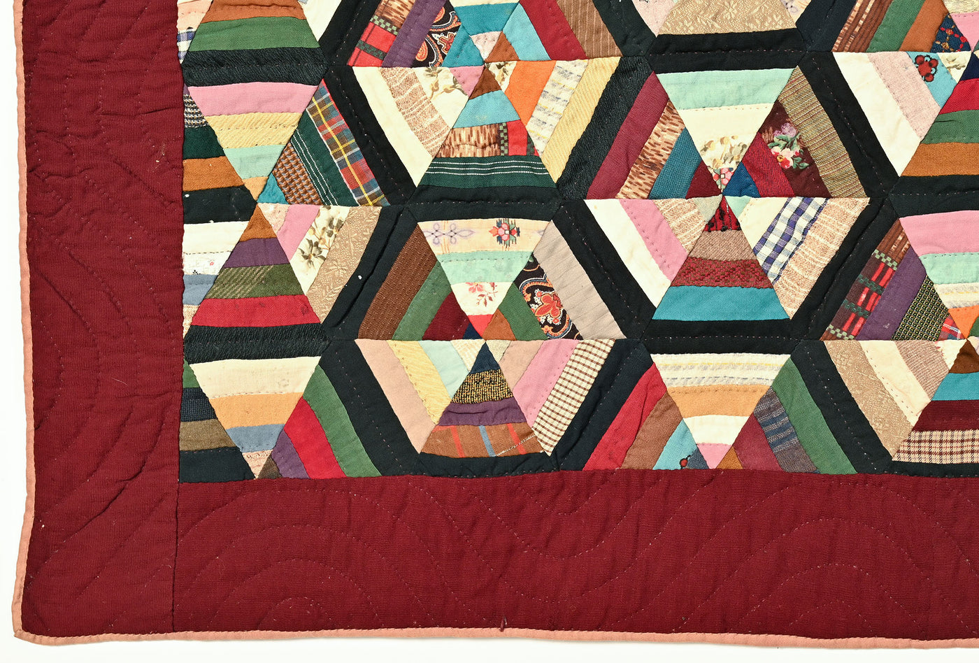 Spiderweb Log Cabin Quilt