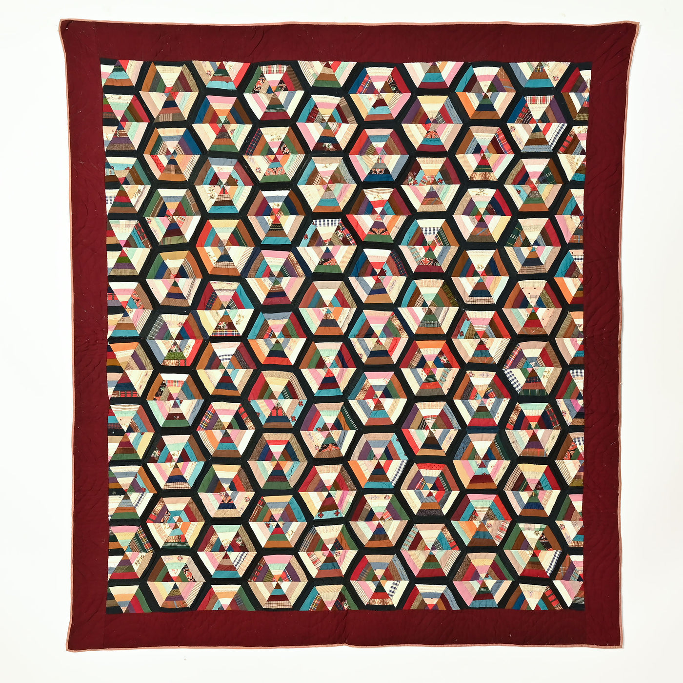 Spiderweb Log Cabin Quilt