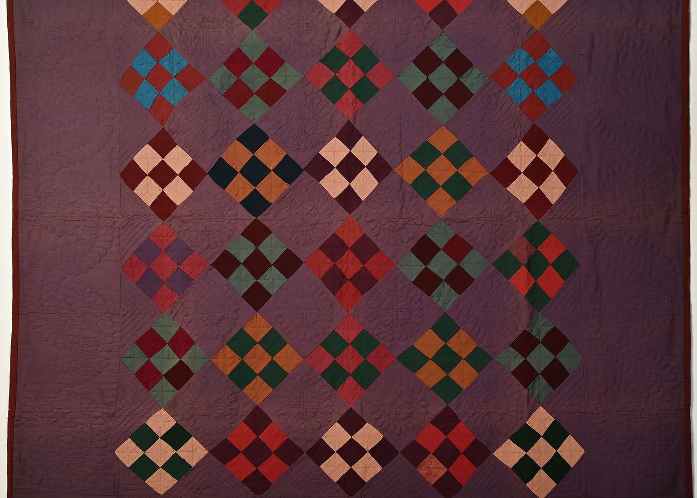 Lancaster County Amish Nine Patch Quilt