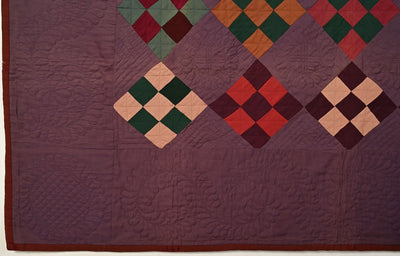 Lancaster County Amish Nine Patch Quilt