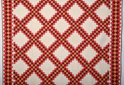 Irish Chain Quilt with Chain Border