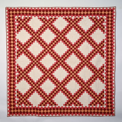 Irish Chain Quilt with Chain Border