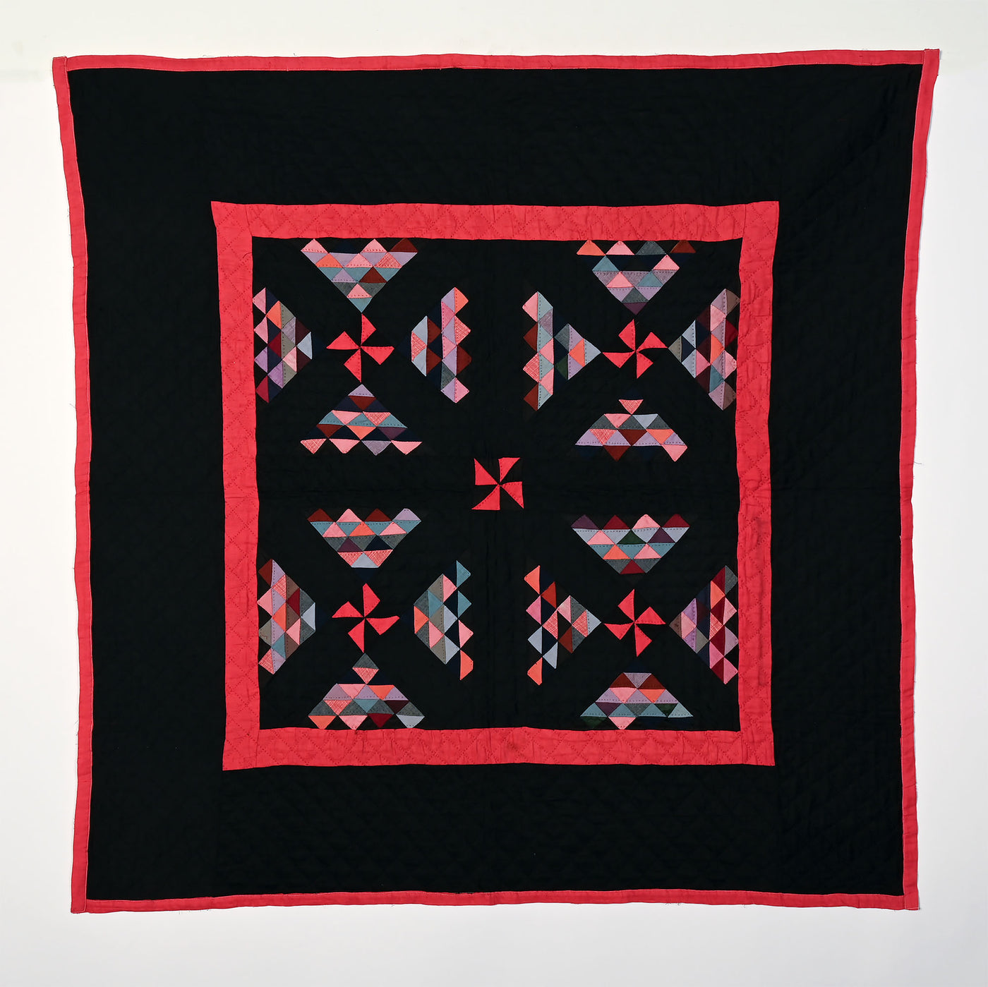 Ohio Amish Railroad Crossing Crib Quilt