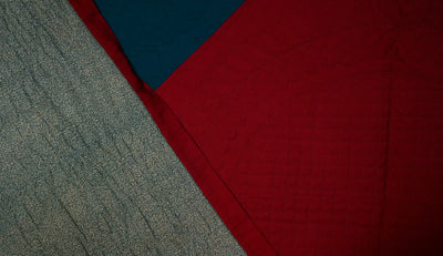 Lancaster County  Amish Diamond in Square Quilt