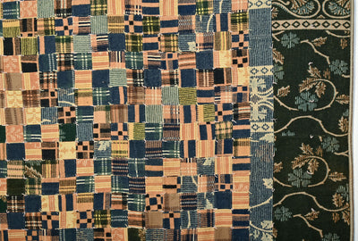 One Patch Quilt Made of Flannel Blankets