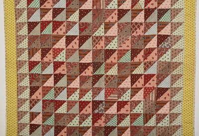 Thousand Pyramids Crib Quilt