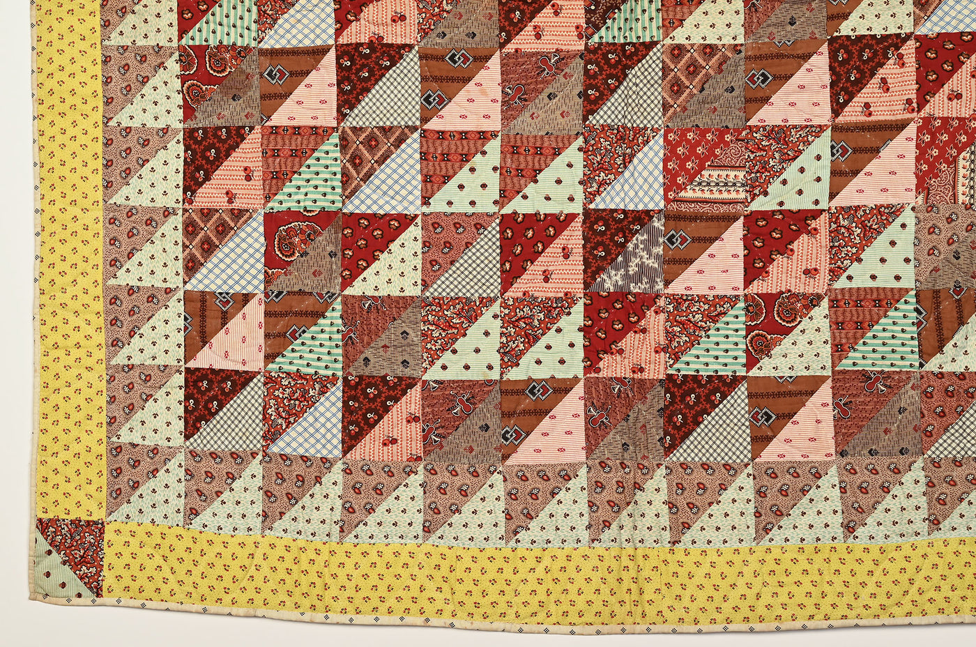 Thousand Pyramids Crib Quilt
