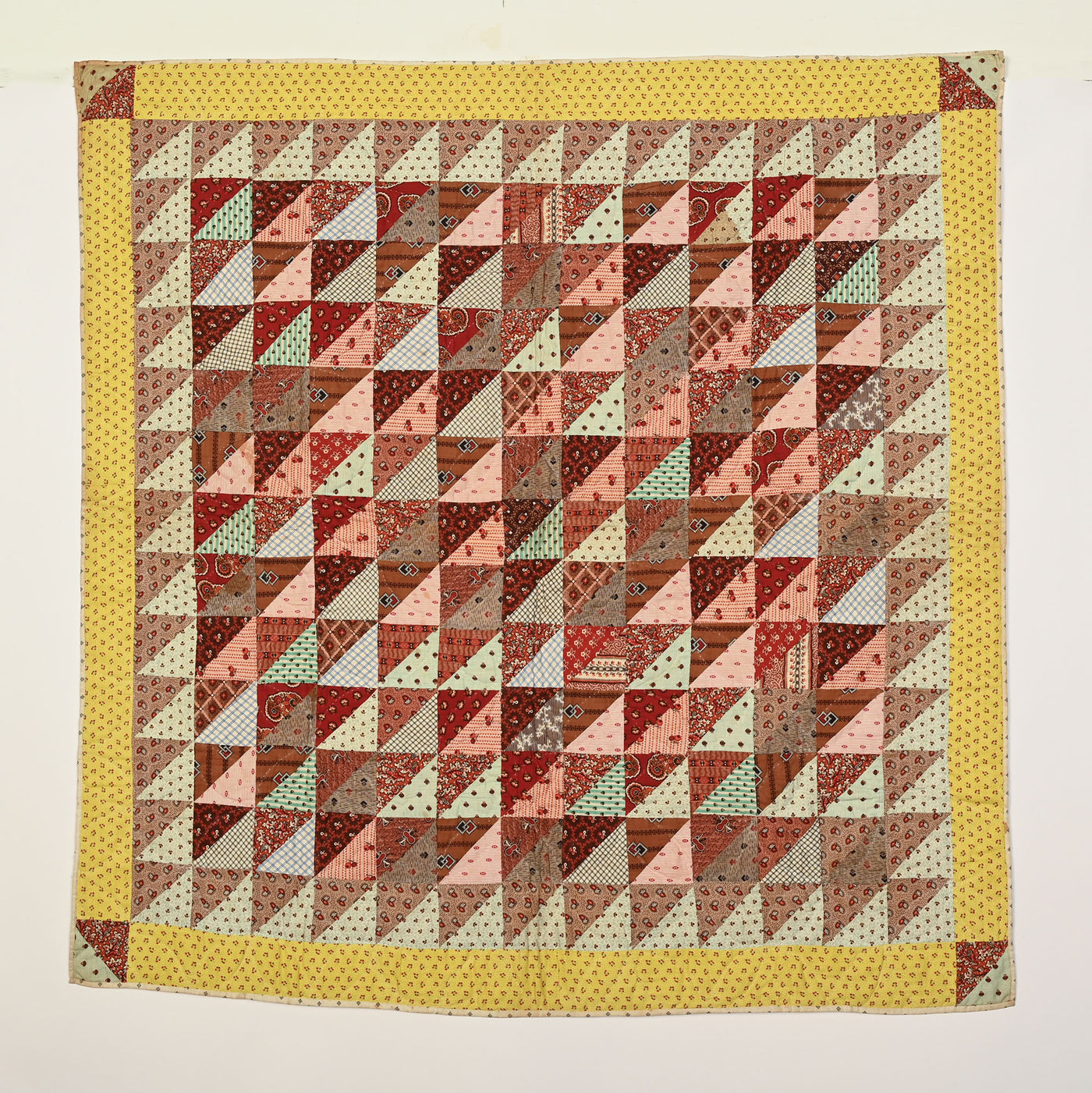 Thousand Pyramids Crib Quilt