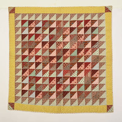 Thousand Pyramids Crib Quilt