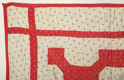 Bowtie and Octagons Crib Quilt