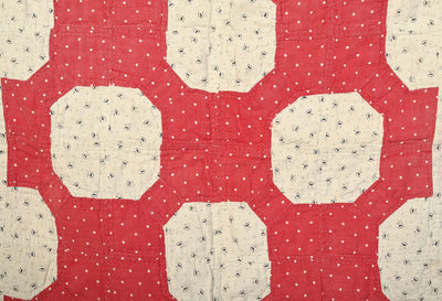 Bowtie and Octagons Crib Quilt