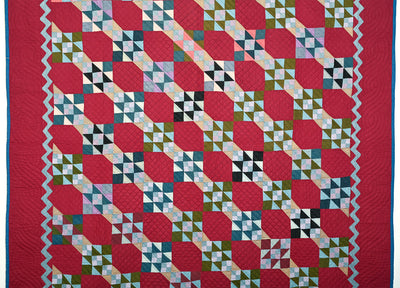 Ohio Amish Jacob’s Ladder Quilt