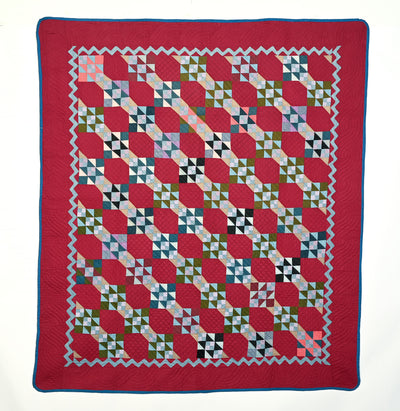 Ohio Amish Jacob’s Ladder Quilt