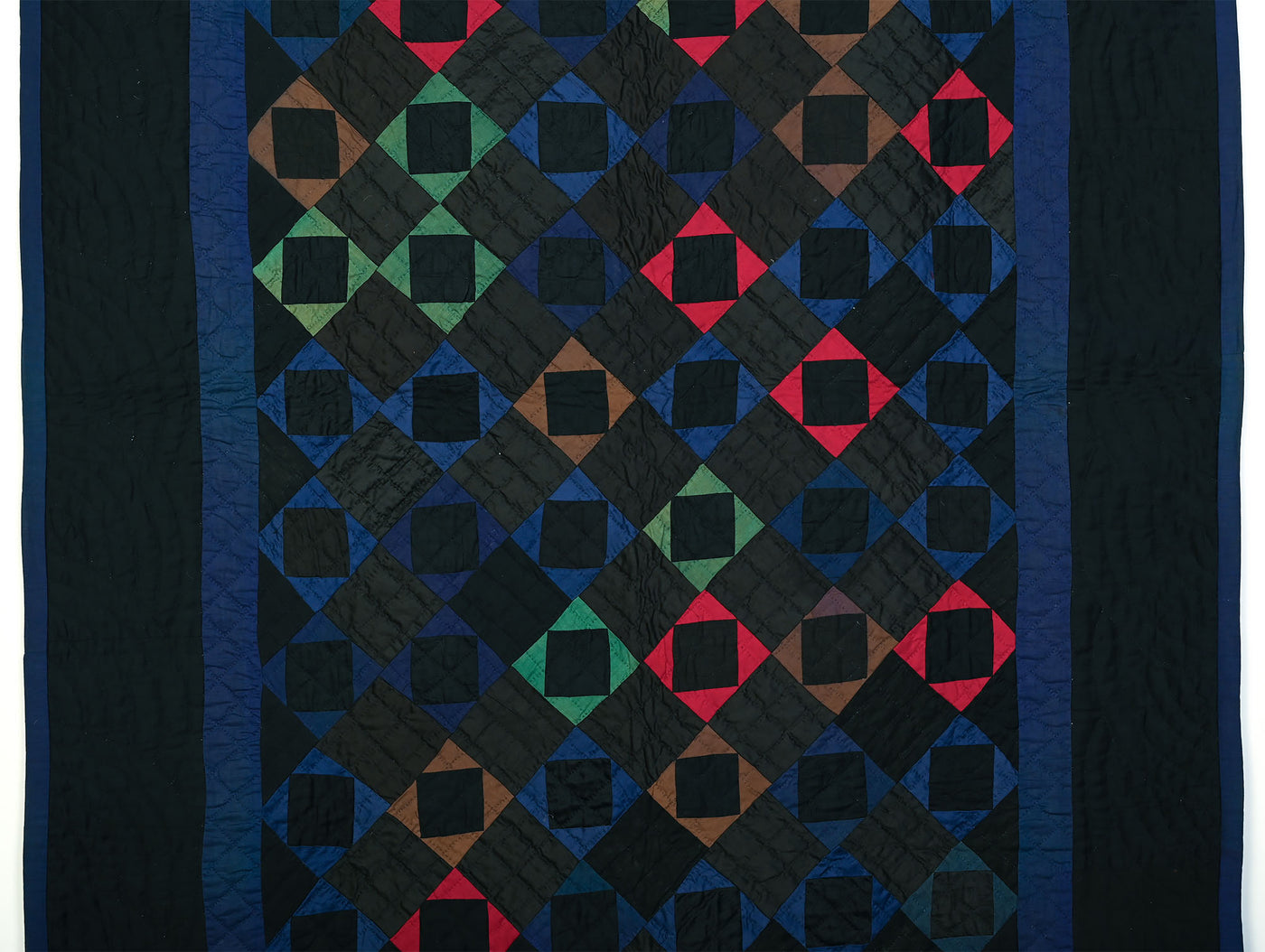 Ohio Amish Economy Patch Large Crib Quilt