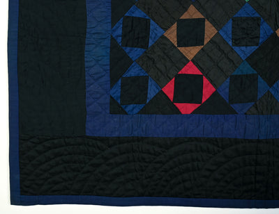 Ohio Amish Economy Patch Large Crib Quilt