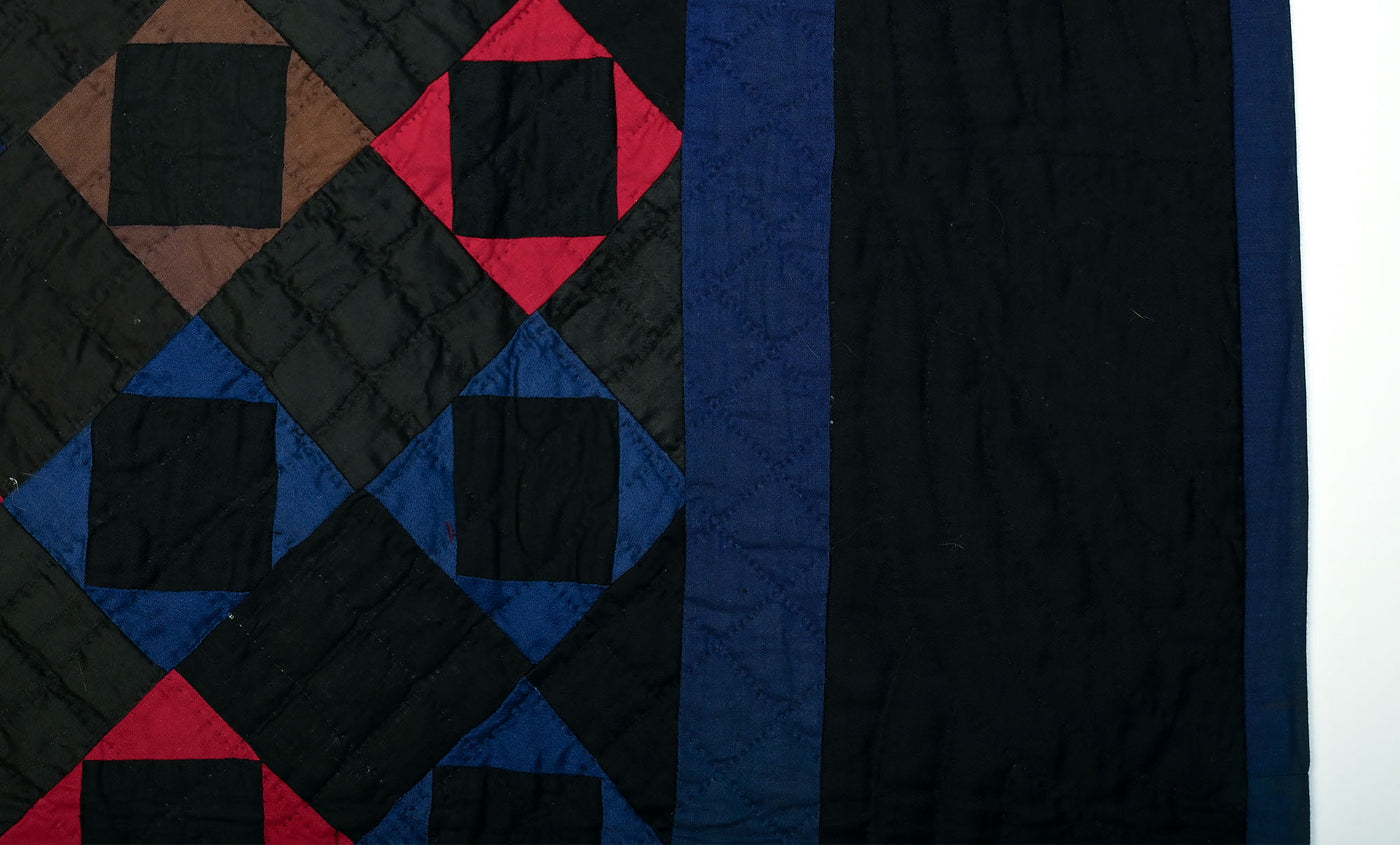 Ohio Amish Economy Patch Large Crib Quilt