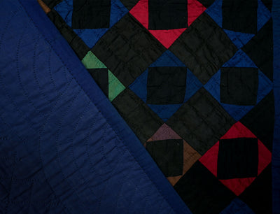 Ohio Amish Economy Patch Large Crib Quilt