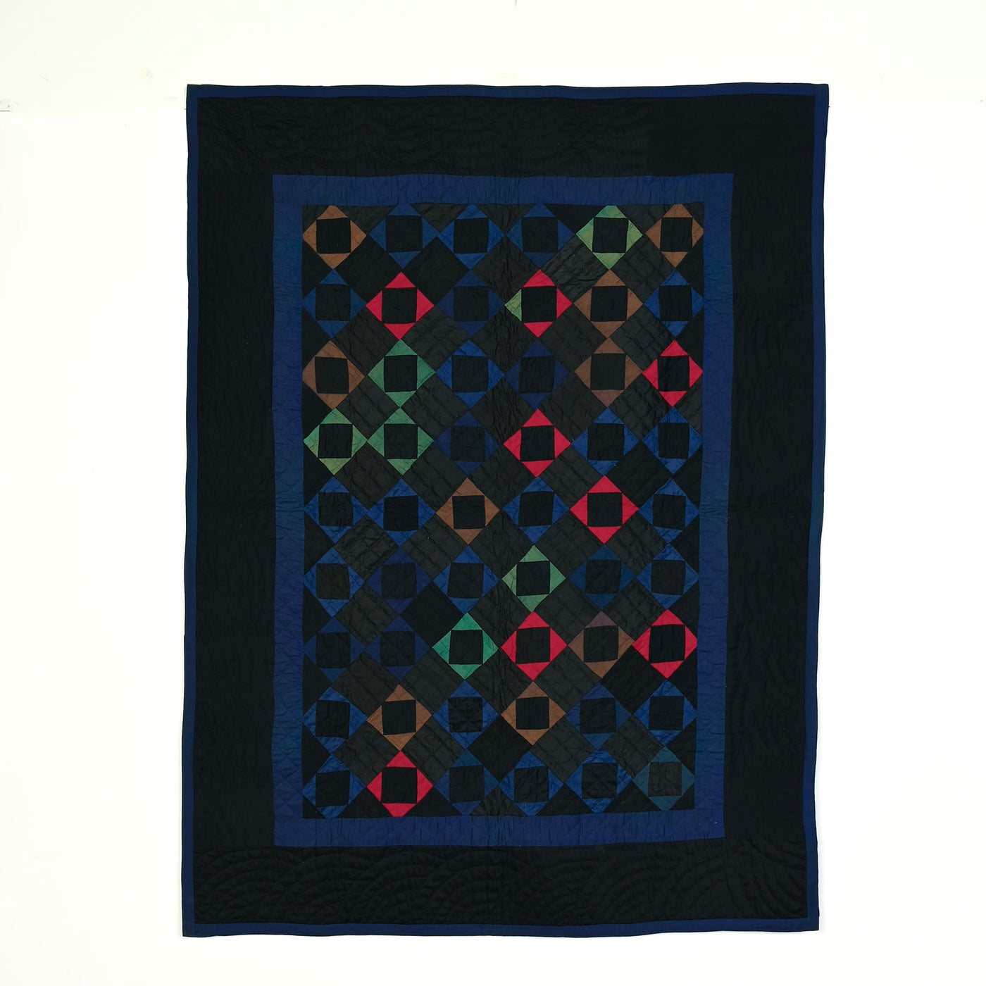 Ohio Amish Economy Patch Large Crib Quilt