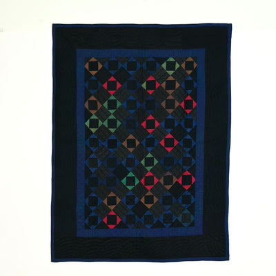 Ohio Amish Economy Patch Large Crib Quilt