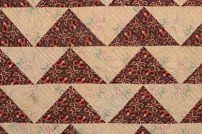 Flying Geese Quilt: Circa 1830 - Stella Rubin Antiques