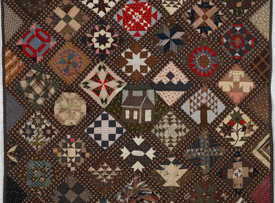 Sampler Quilt: Signed and Dated 1892