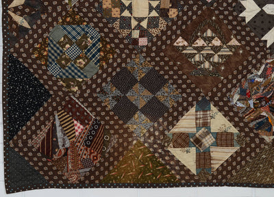 Sampler Quilt: Signed and Dated 1892