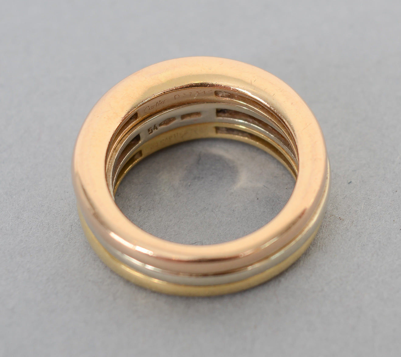 Cartier Trinity Stacking Gold Ring