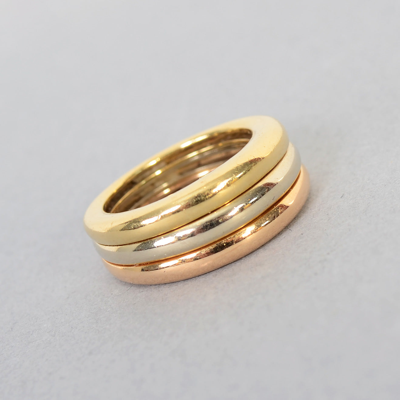 Cartier Trinity Stacking Gold Ring
