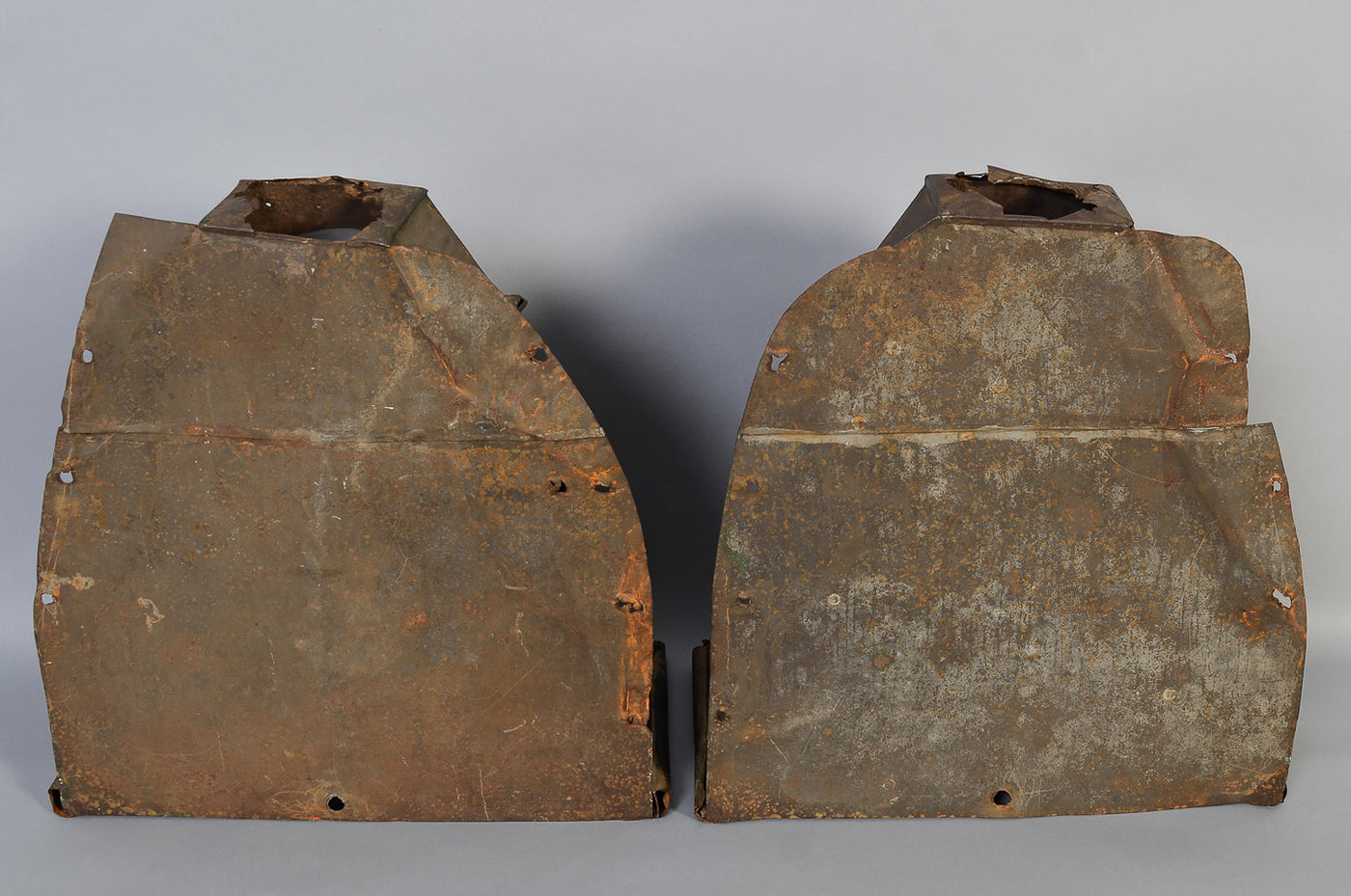 Pair of Metal Downspouts Dated 1847: New York