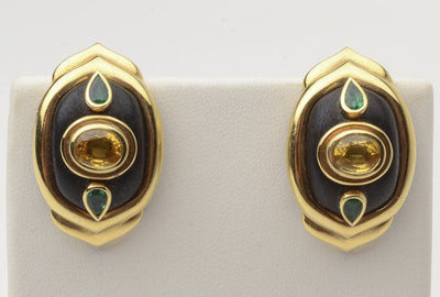 boris-lebeau-gold-earrings-with-sapphires-emeralds-and-wood-1304894-1