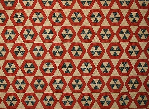 Double-Hexagons-Quilt-Circa-1860-Pennsylvania-506926-2