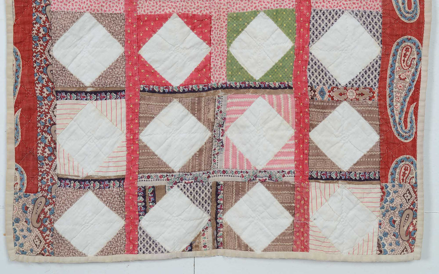 Bottom half of Economy Patch Doll Quilt.