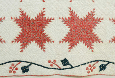 feathered-stars-quilt-with-applique-1405263-bottom-edge-detail-5