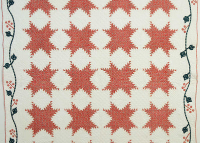 feathered-stars-quilt-with-applique-1405263-center-detail-1