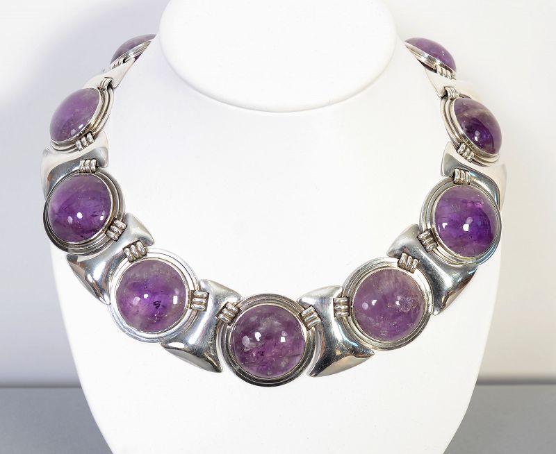 fred-davis-oversized-sterling-and-amethyst-necklace-1423298-2