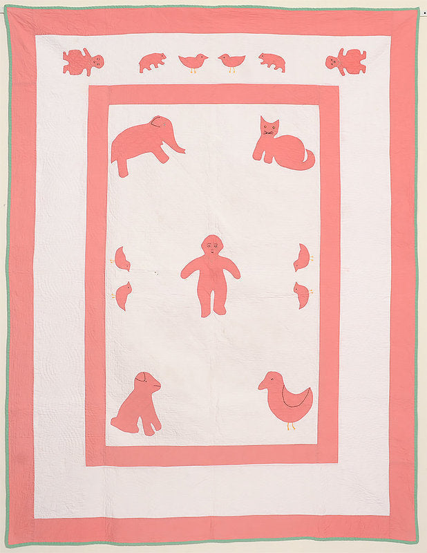 Gingerbread-Man-Quilt-with-Animals-Circa-1920-Pennsylvania-1284018-1