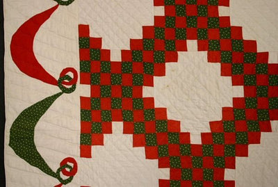 Irish-Chain-Quilt-Signed-and-Dated-1890-Pennsylvania-607211-4