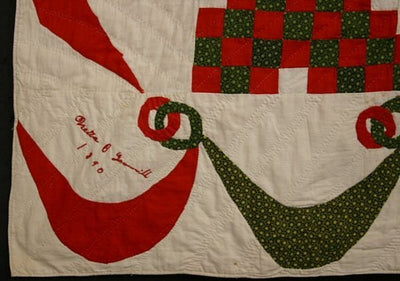 Irish-Chain-Quilt-Signed-and-Dated-1890-Pennsylvania-607211-5